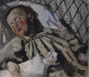 Claude Monet Jean Monet Sleeping Spain oil painting artist